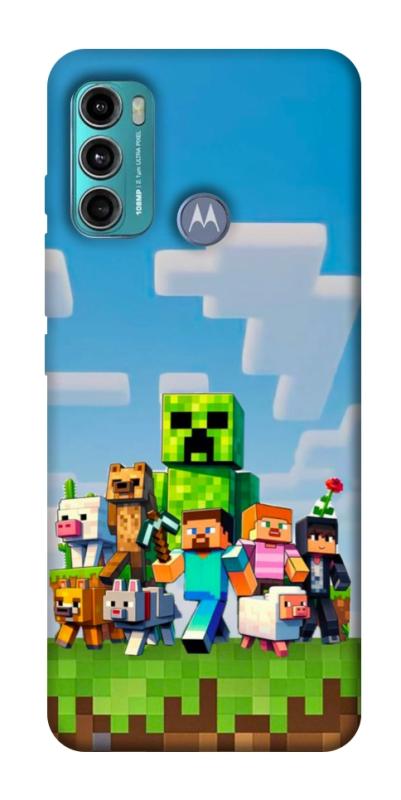 Чохол itsPrint Block Adventure для Motorola Moto G60, ігри, купити оптом з доставкою