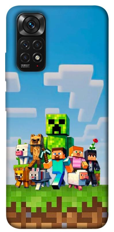 Чехол itsPrint Block Adventure для Xiaomi Redmi Note 11 (Global) / Note 11S, игры, купить оптом с доставкой