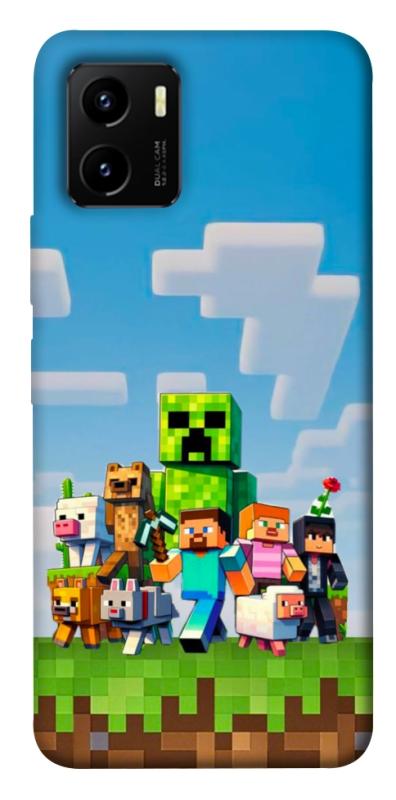 Чехол itsPrint Block Adventure для Vivo Y15s, игры, купить оптом с доставкой