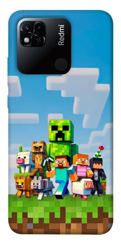 Чехол itsPrint Block Adventure для Xiaomi Redmi 10A, игры, купить оптом с доставкой