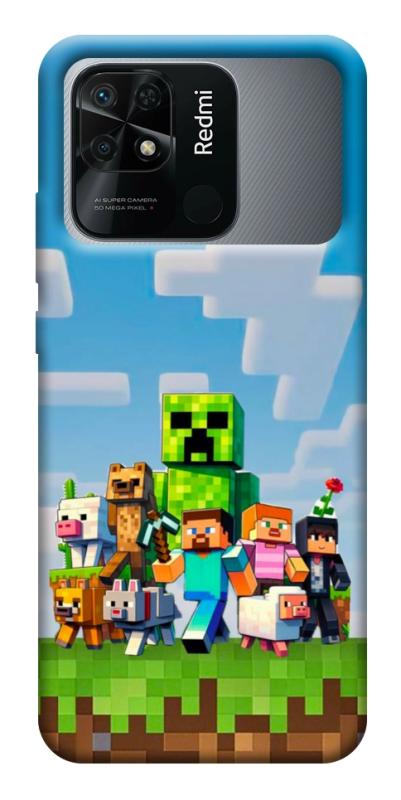 Чехол itsPrint Block Adventure для Xiaomi Redmi 10C, игры, купить оптом с доставкой