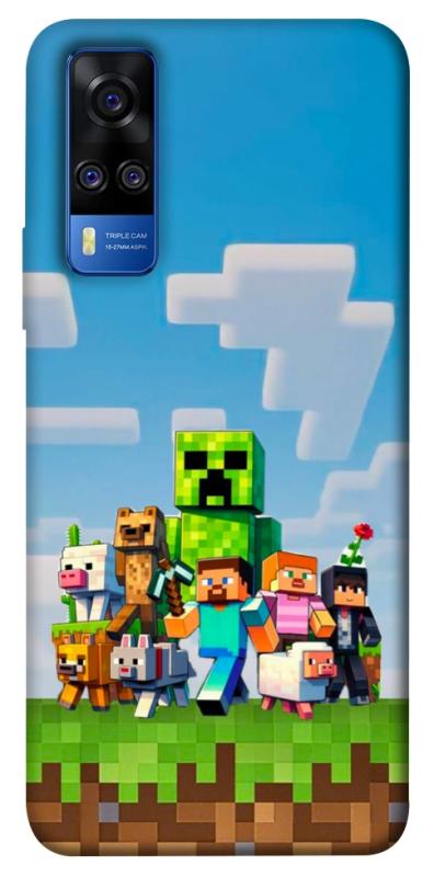 Чехол itsPrint Block Adventure для Vivo Y51a, игры, купить оптом с доставкой