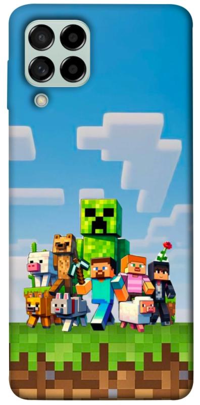 Чехол itsPrint Block Adventure для Samsung Galaxy M53 5G, игры, купить оптом с доставкой