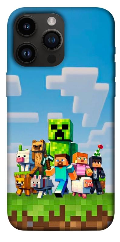 Чехол itsPrint Block Adventure для Apple iPhone 14 Pro Max (6.7"), игры, купить оптом с доставкой
