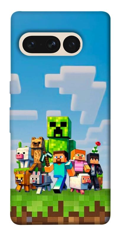 Чехол itsPrint Block Adventure для Google Pixel 7 Pro, игры, купить оптом с доставкой