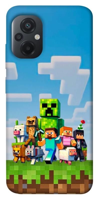 Чехол itsPrint Block Adventure для Xiaomi Poco M5, игры, купить оптом с доставкой