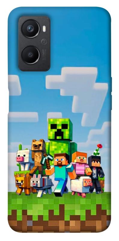 Чехол itsPrint Block Adventure для Oppo A96, игры, купить оптом с доставкой