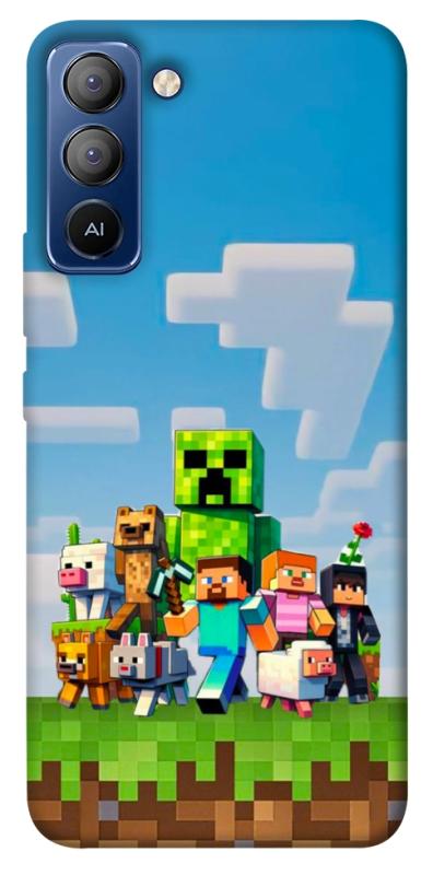 Чехол itsPrint Block Adventure для TECNO Pop 5 LTE, игры, купить оптом с доставкой