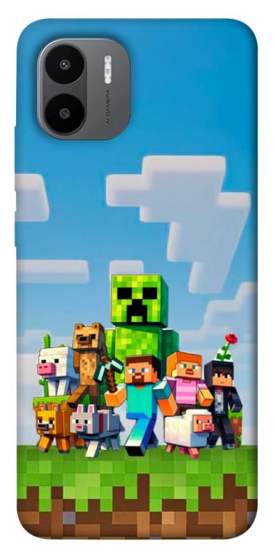 Чехол itsPrint Block Adventure для Xiaomi Redmi A1+ / A2+, игры, купить оптом с доставкой