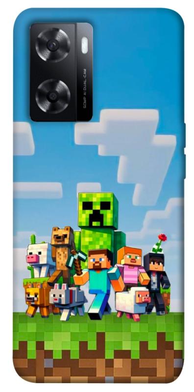 Чехол itsPrint Block Adventure для Oppo A57s, игры, купить оптом с доставкой