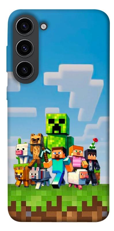 Чехол itsPrint Block Adventure для Samsung Galaxy S23, игры, купить оптом с доставкой
