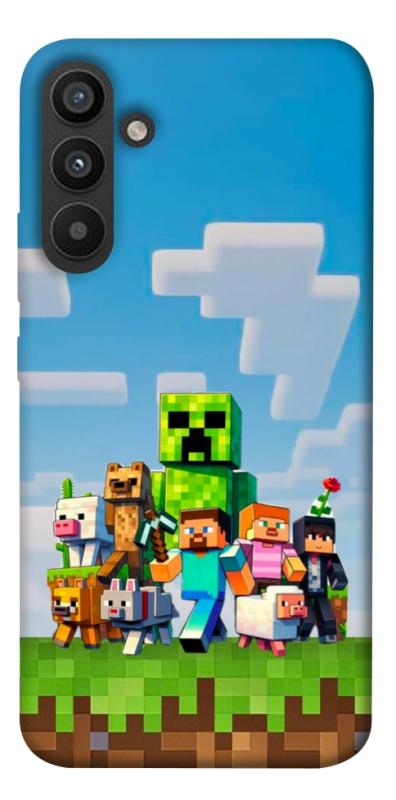 Чехол itsPrint Block Adventure для Samsung Galaxy A34 5G, игры, купить оптом с доставкой