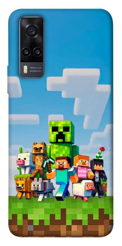 Чехол itsPrint Block Adventure для Vivo Y31, игры, купить оптом с доставкой