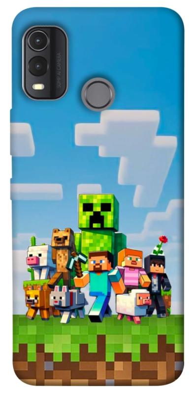 Чехол itsPrint Block Adventure для Nokia G11 Plus, игры, купить оптом с доставкой