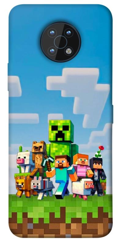 Чехол itsPrint Block Adventure для Nokia G50, игры, купить оптом с доставкой