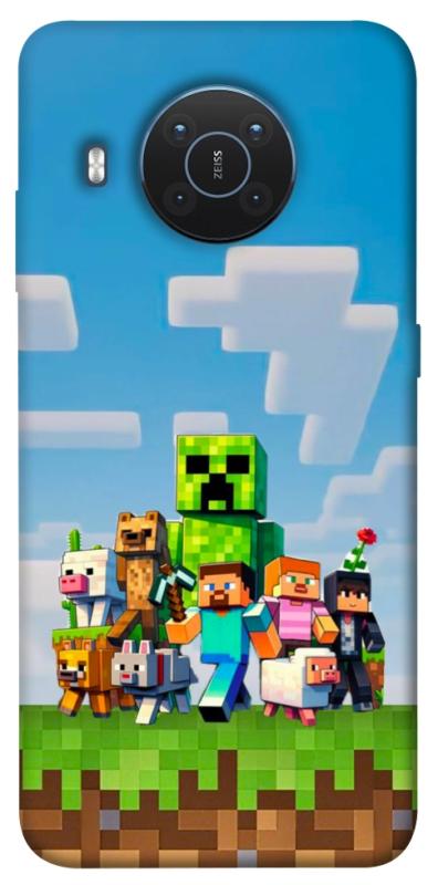 Чехол itsPrint Block Adventure для Nokia X10 / X20, игры, купить оптом с доставкой