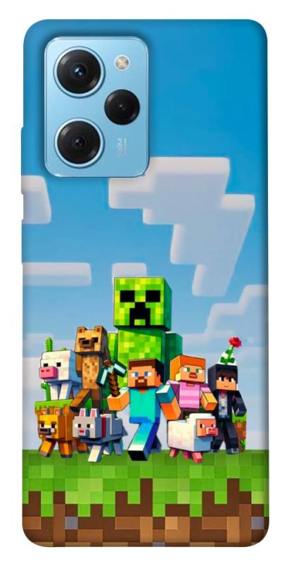 Чехол itsPrint Block Adventure для Xiaomi Poco X5 Pro 5G, игры, купить оптом с доставкой