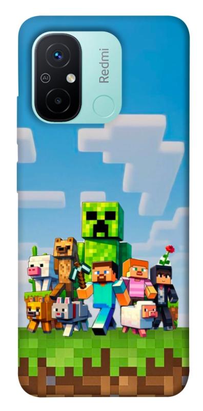 Чехол itsPrint Block Adventure для Xiaomi Redmi 12C, игры, купить оптом с доставкой