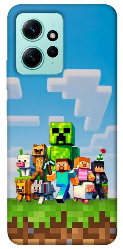 Чехол itsPrint Block Adventure для Xiaomi Redmi Note 12 4G, игры, купить оптом с доставкой