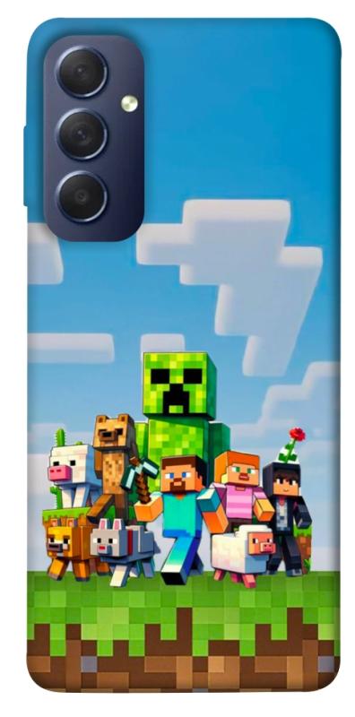 Чехол itsPrint Block Adventure для Samsung Galaxy M54 5G, игры, купить оптом с доставкой