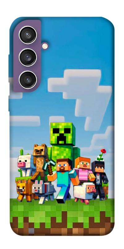 Чехол itsPrint Block Adventure для Samsung Galaxy S23 FE, игры, купить оптом с доставкой