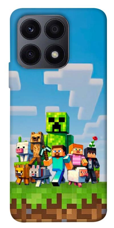 Чехол itsPrint Block Adventure для Huawei Honor X8a, игры, купить оптом с доставкой