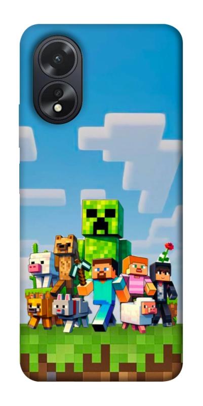 Чехол itsPrint Block Adventure для Oppo A38, игры, купить оптом с доставкой