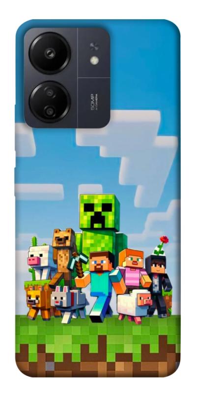 Чехол itsPrint Block Adventure для Xiaomi Redmi 13C, игры, купить оптом с доставкой