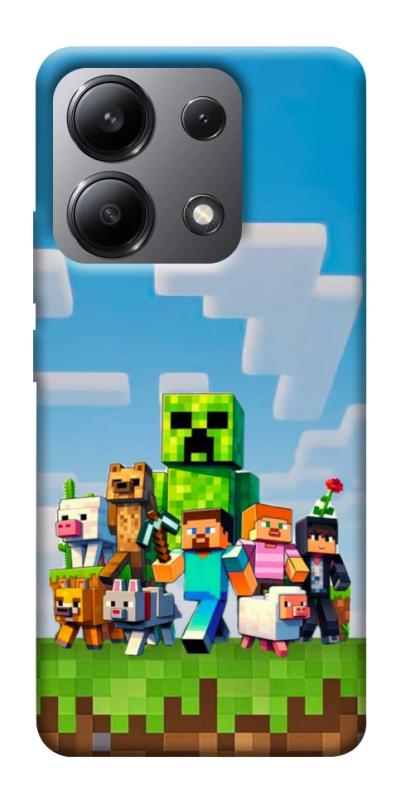 Чехол itsPrint Block Adventure для Xiaomi Redmi Note 13 4G, игры, купить оптом с доставкой
