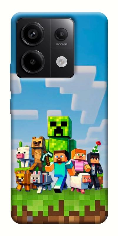 Чехол itsPrint Block Adventure для Xiaomi Redmi Note 13 Pro 4G, игры, купить оптом с доставкой