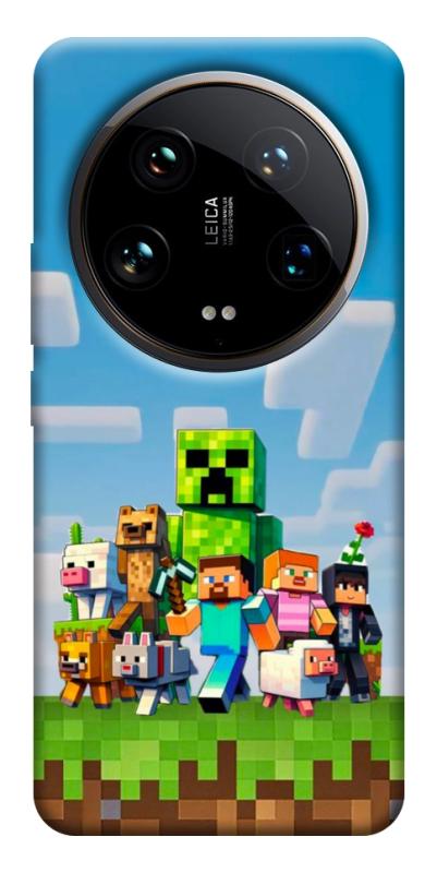 Чехол itsPrint Block Adventure для Xiaomi 14 Ultra, игры, купить оптом с доставкой