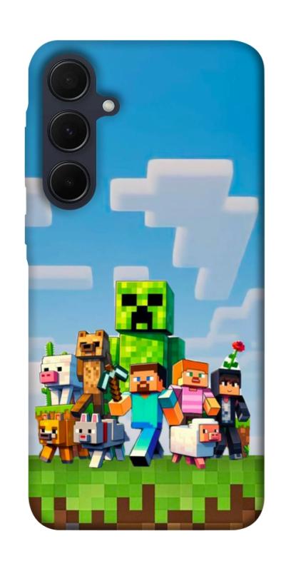 Чехол itsPrint Block Adventure для Samsung Galaxy A35, игры, купить оптом с доставкой