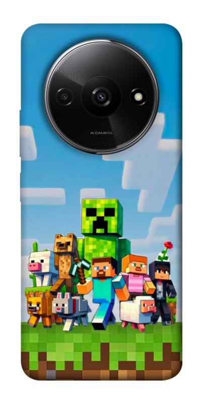 Чехол itsPrint Block Adventure для Xiaomi Redmi A3, игры, купить оптом с доставкой