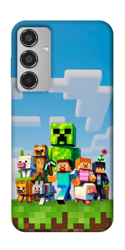 Чехол itsPrint Block Adventure для Samsung Galaxy M35 5G, игры, купить оптом с доставкой