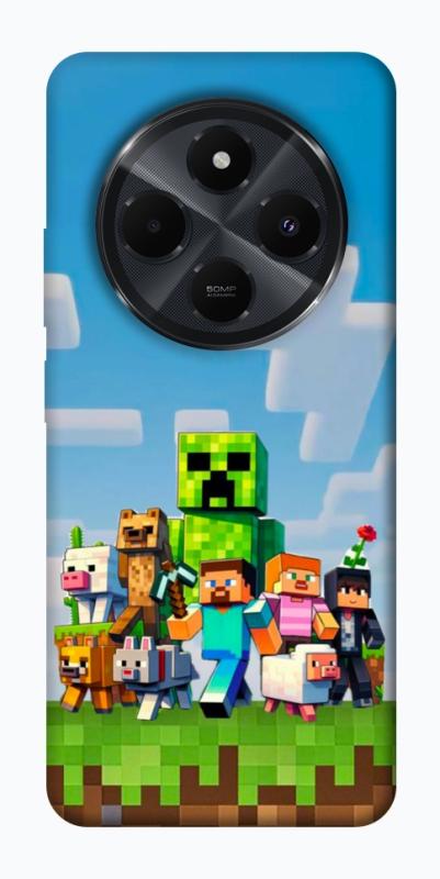 Чехол itsPrint Block Adventure для Xiaomi Redmi 14C / Poco C75, игры, купить оптом с доставкой