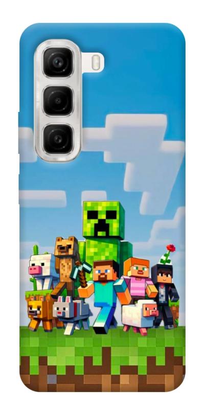 Чехол itsPrint Block Adventure для Infinix Hot 50 4G, игры, купить оптом с доставкой