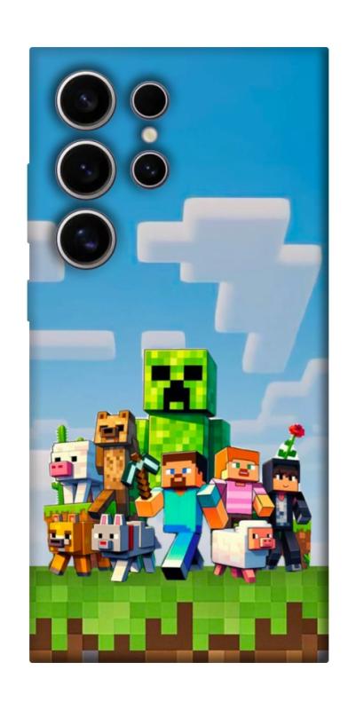 Чехол itsPrint Block Adventure для Samsung Galaxy S25 Ultra, игры, купить оптом с доставкой