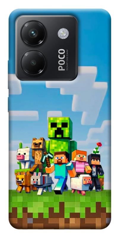 Чехол itsPrint Block Adventure для Xiaomi Poco M7 Pro 5G, игры, купить оптом с доставкой