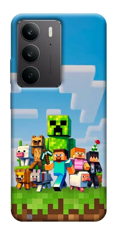 Чехол itsPrint Block Adventure для Realme C75, игры, купить оптом с доставкой