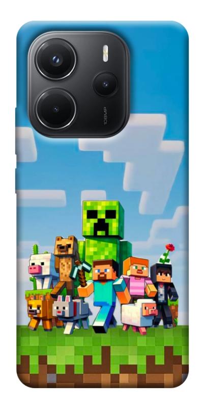 Чехол itsPrint Block Adventure для Xiaomi Redmi Note 14 4G (Europe version), игры, купить оптом с доставкой