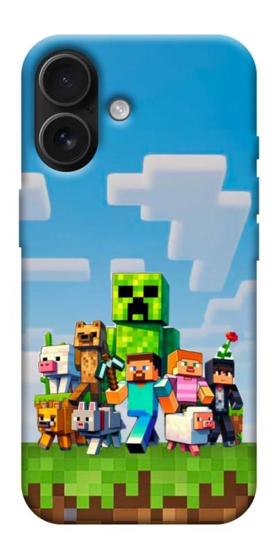 Чехол itsPrint Block Adventure для Apple iPhone 17 (6.3"), игры, купить оптом с доставкой