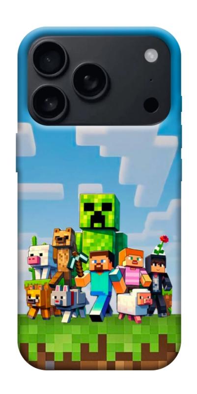 Чехол itsPrint Block Adventure для Apple iPhone 17 Pro (6.3"), игры, купить оптом с доставкой