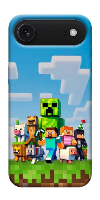 Чехол itsPrint Block Adventure для Apple iPhone 17 Air (6.5"), игры, купить оптом с доставкой