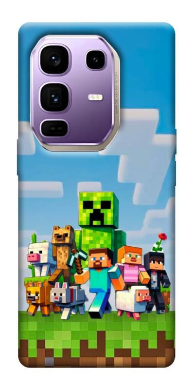 Чехол itsPrint Block Adventure для Infinix Note 50 Pro+, игры, купить оптом с доставкой