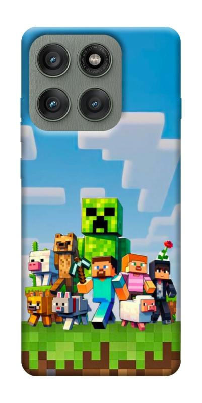 Чехол itsPrint Block Adventure для Motorola Edge 60 Pro, игры, купить оптом с доставкой