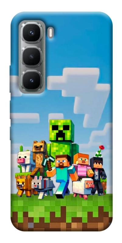 Чехол itsPrint Block Adventure для Infinix Hot 60 Pro+, игры, купить оптом с доставкой