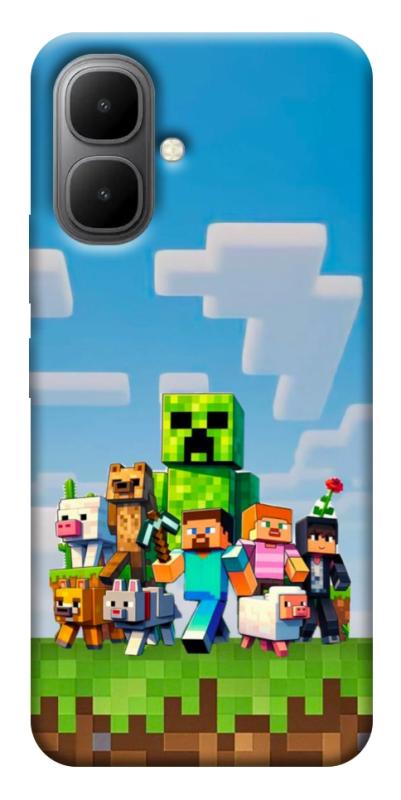 Чехол itsPrint Block Adventure для Infinix Smart 10, игры, купить оптом с доставкой