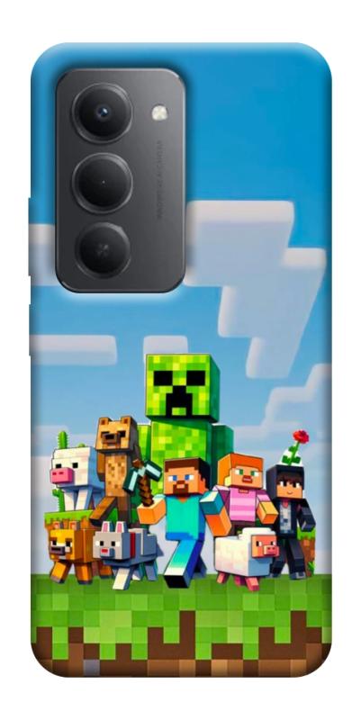 Чехол itsPrint Block Adventure для Xiaomi Redmi 15 (Global), игры, купить оптом с доставкой