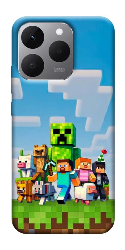 Чехол itsPrint Block Adventure для Realme 15T, игры, купить оптом с доставкой