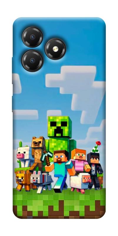 Чохол itsPrint Block Adventure для ZTE Blade A36, ігри, купити оптом з доставкою